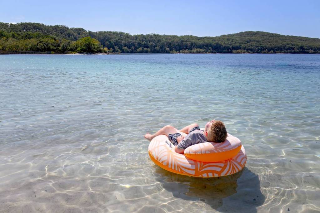 person relaxing during annual leave in victoria 2027