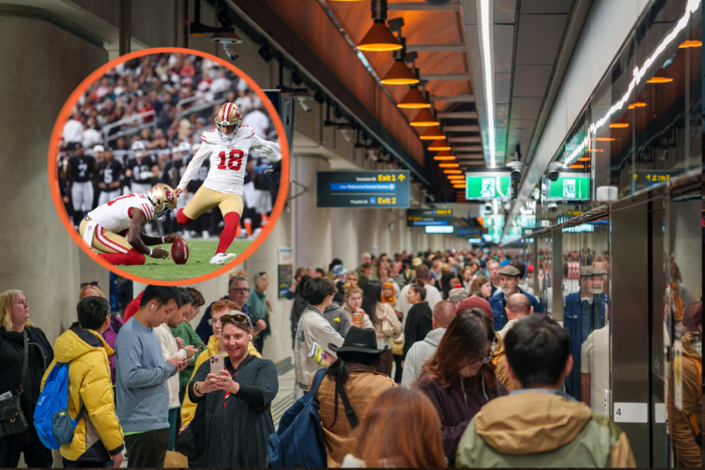 melbourne public transport during nfl games