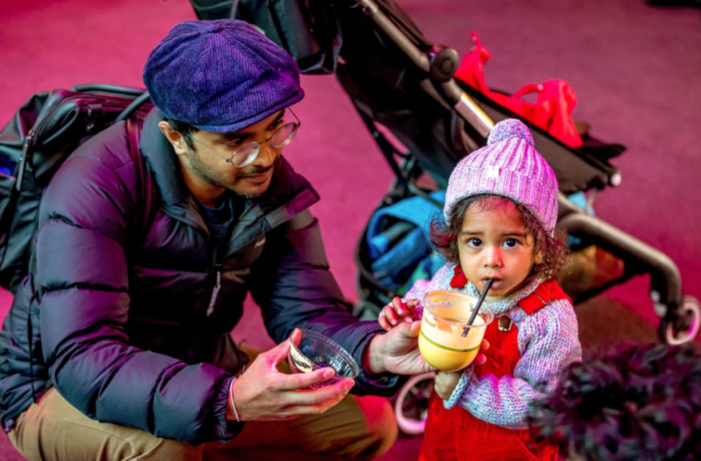 food and chai at the indian community day 2026 in Melbourne