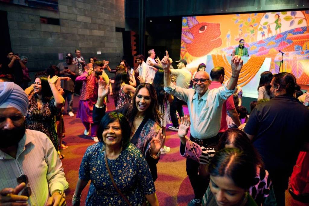 people dancing at the indian community day 2026 in Melbourne
