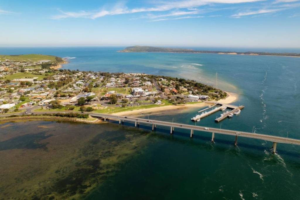 aerial view of San Remo