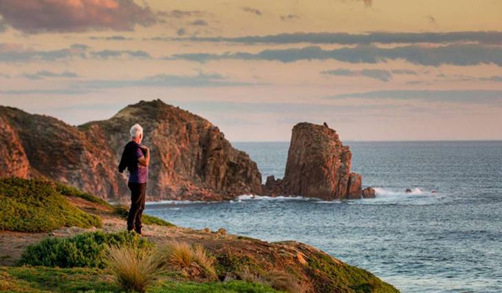 This 8.5km trail two hours from Melbourne is Victoria’s most scenic spring hike — with pink granite cliffs and wild Bass Strait views