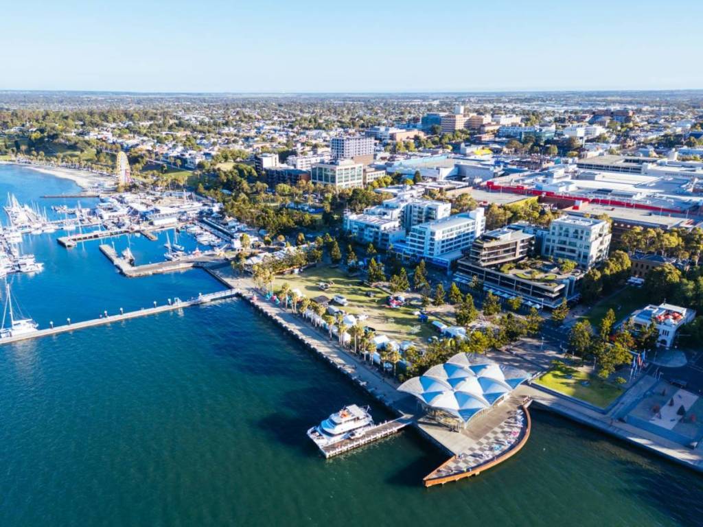 1854 station pier reopen in melbourne's port phillip bay