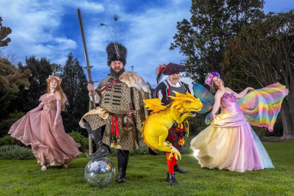 people dressed in costume for Renfair Rave