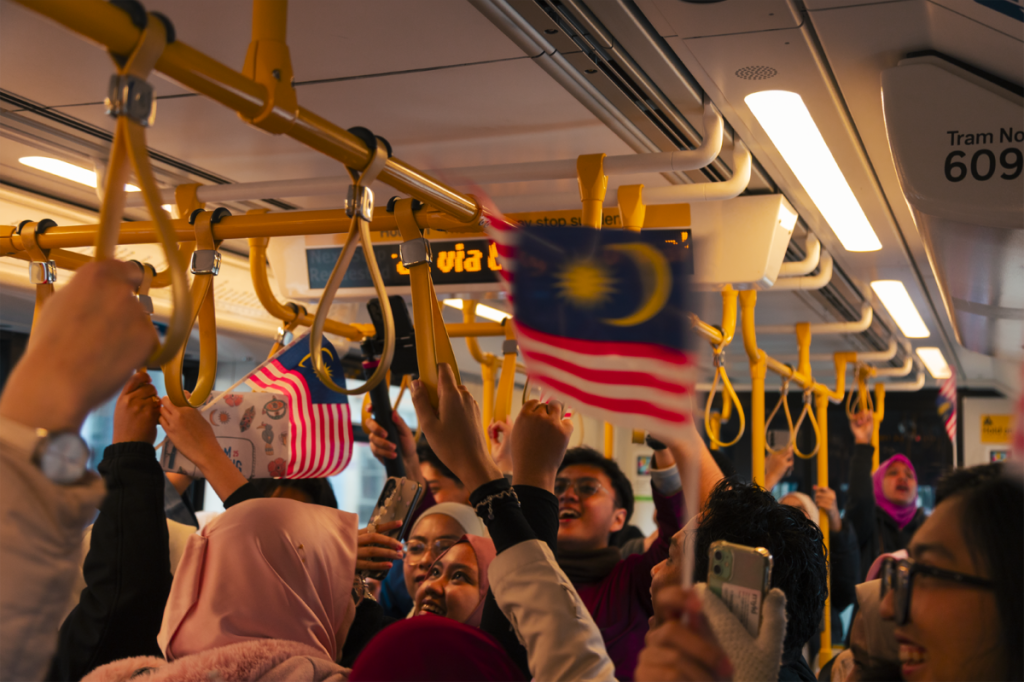 tram sarong in melbourne, a free Malaysian cultural festival