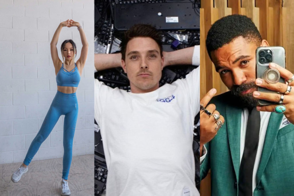 chloe ting, LazarBeam and Jordan Howlett (Jordan the stallion) in Melbourne