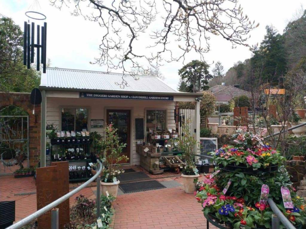 The Diggers store at Cloudhill Gardens in Melbourne