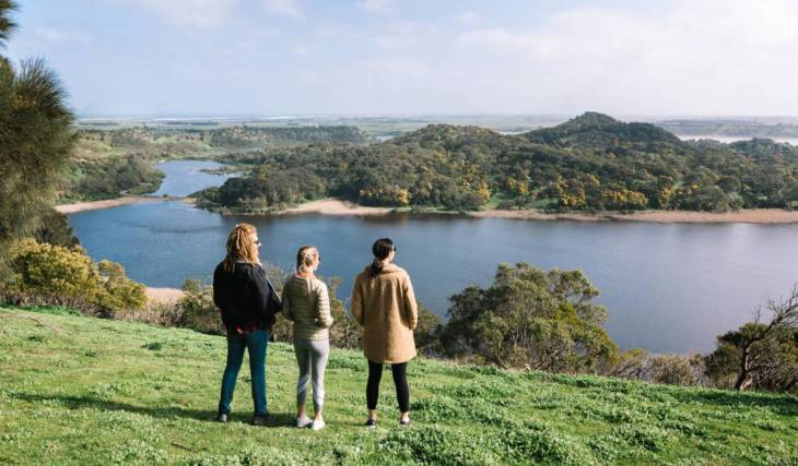 This 30,000 year old volcanic crater in Victoria is an underrated spring destination — with wildflowers, baby animals and walking trails