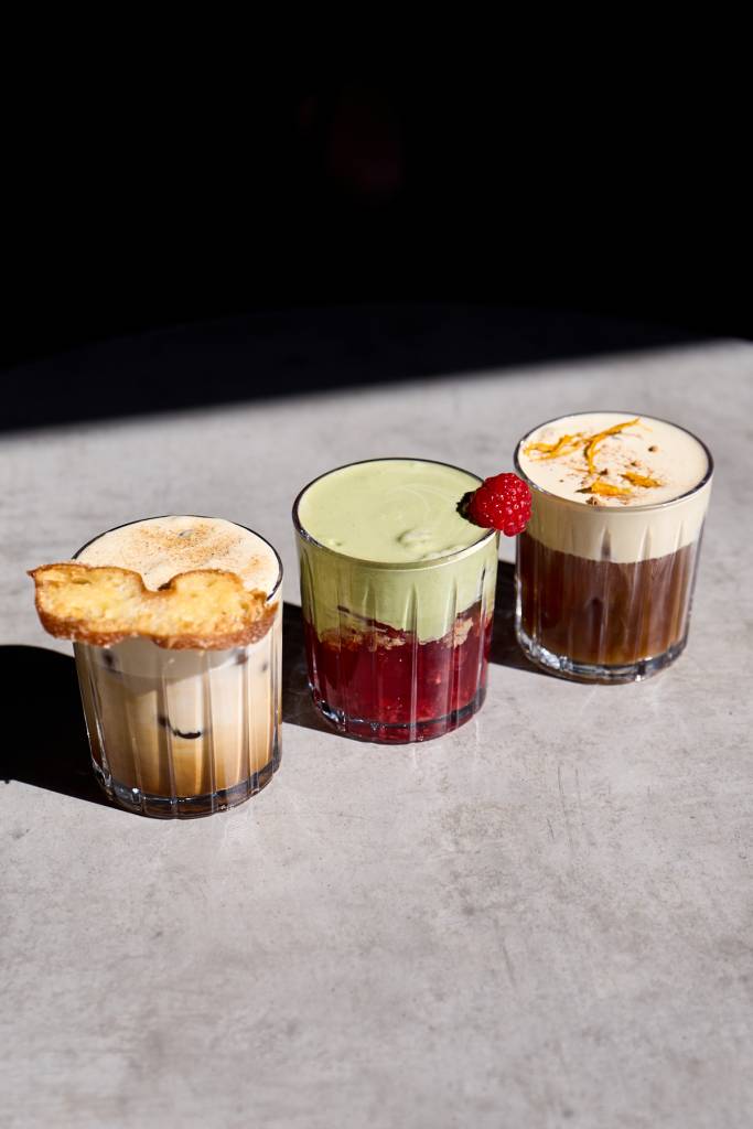 coffee drinks at rogue rabbit cafe in northcote, melbourne