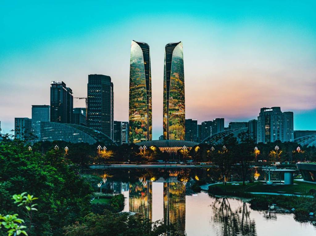 Chengdu skyline