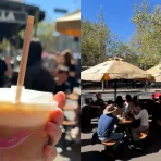 Good Measure Mont Blanc iced coffee queues in Melbourne
