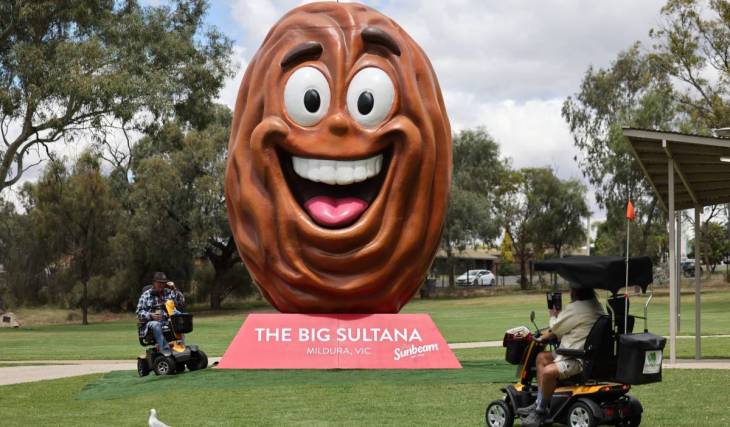 Australia’s newest Big Thing has landed in Victoria, and it’s a 1,250kg sultana
