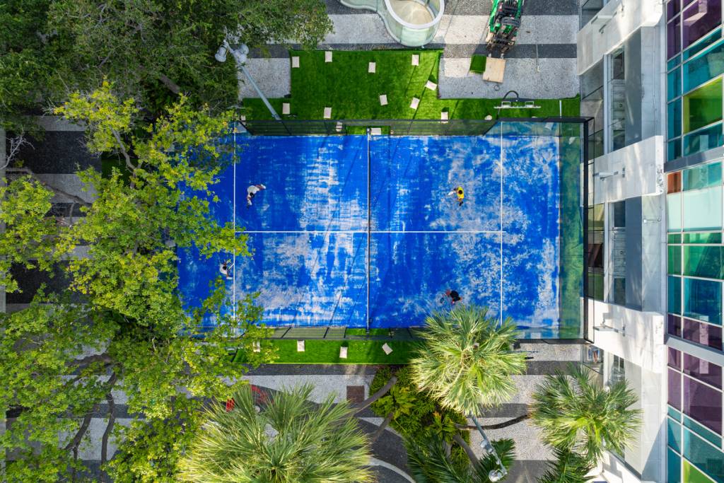 Quadra de Padel no Summer Club