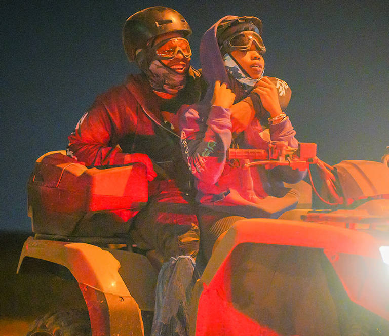 Night ATV Tour with LED Lights