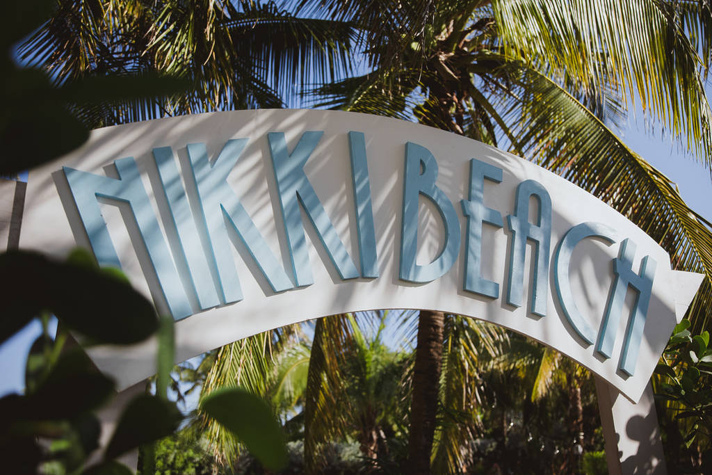 Nikki Beach Miami sign