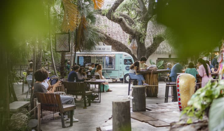 This boho open-air oasis in Miami hides a 150-year-old wish tree and a Michelin-starred culinary village