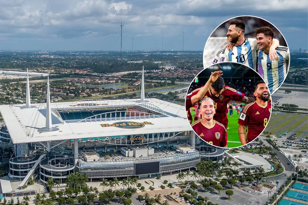 Argentina vs Venezuela en el Hard Rock Stadium