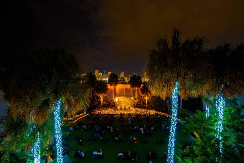 outdoor candlelight concert in miami