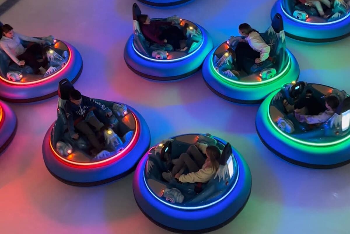You Can Ride Bumper Cars On Ice At This Boca Raton Skating Rink