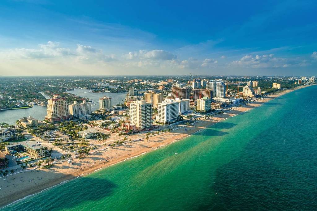 Vista aérea de Fort Lauderdale Beach