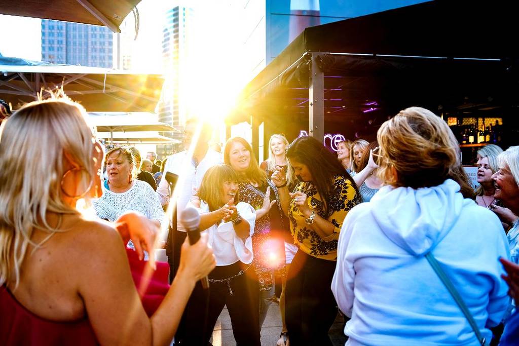 live concert on rooftop