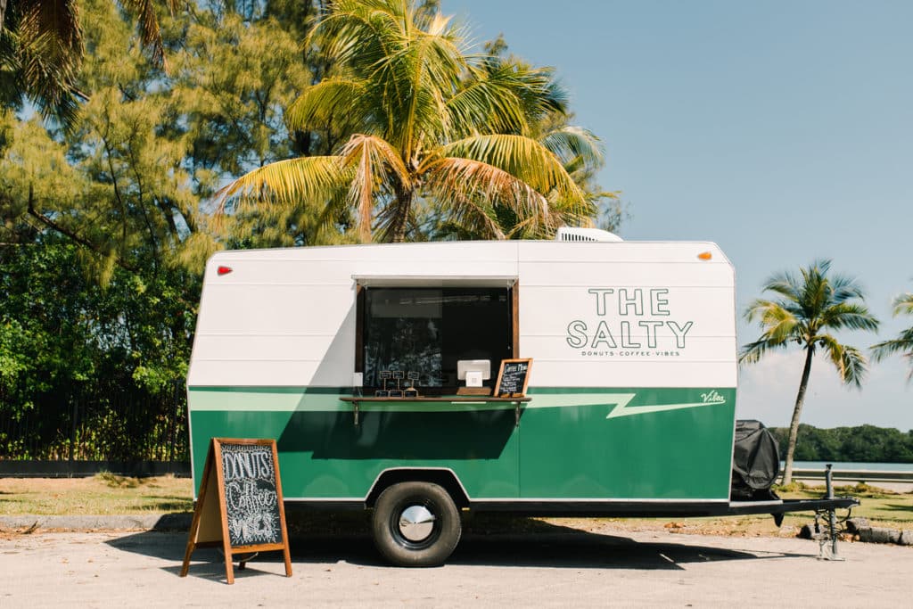 Der Salty Donut-Imbisswagen