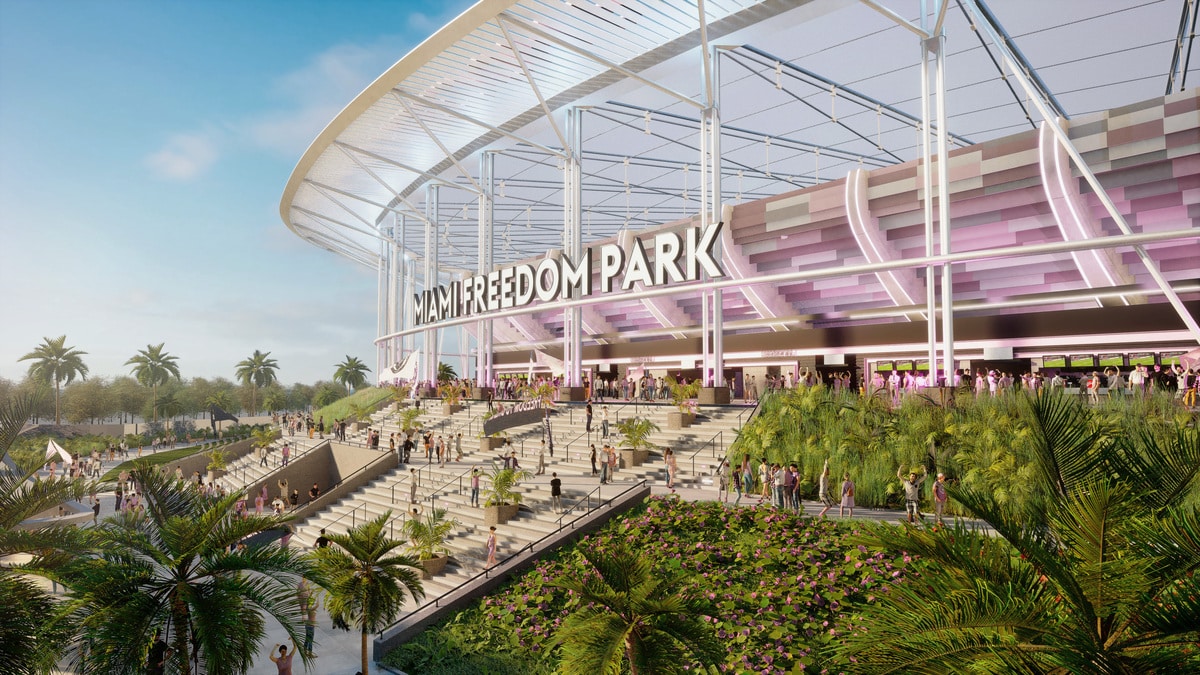 Miami Freedom Park signage - exterior