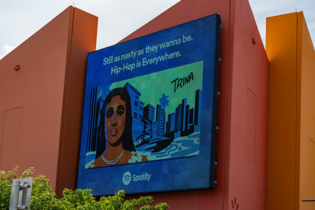 Spotify Miami Spotify Unveils Artwork Paying Tribute To Hip-Hop Artists From Miami