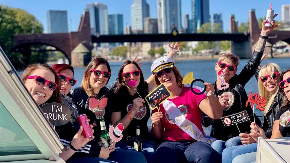 bachelorette party on boat