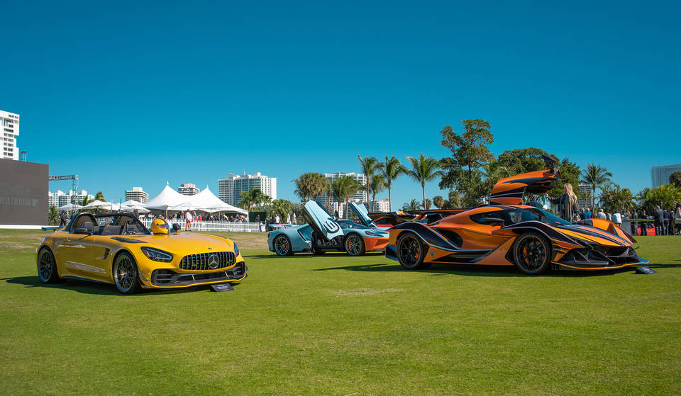 The Annual Motorcar Cavalcade Drives Into Aventura Today