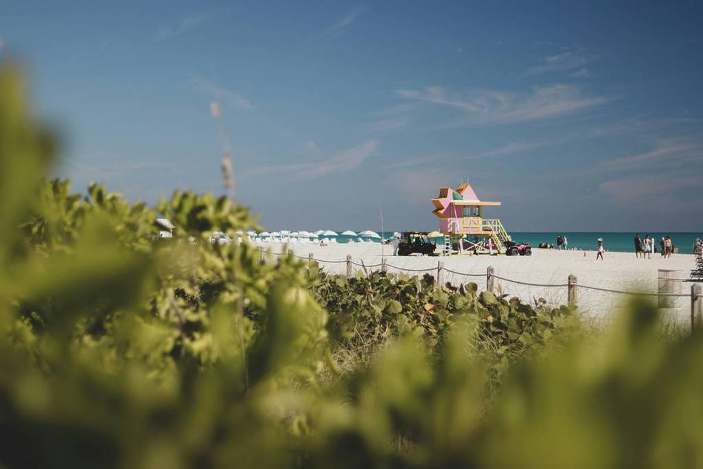 Miami Beach lifeguard tower