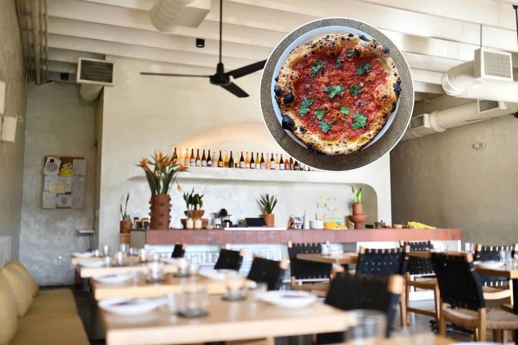 La Natural interior e pizza
