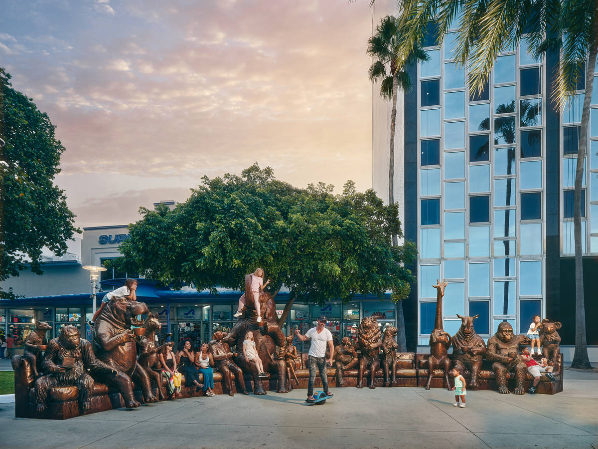 “The Wild Couch Party” on display at Lincoln Road