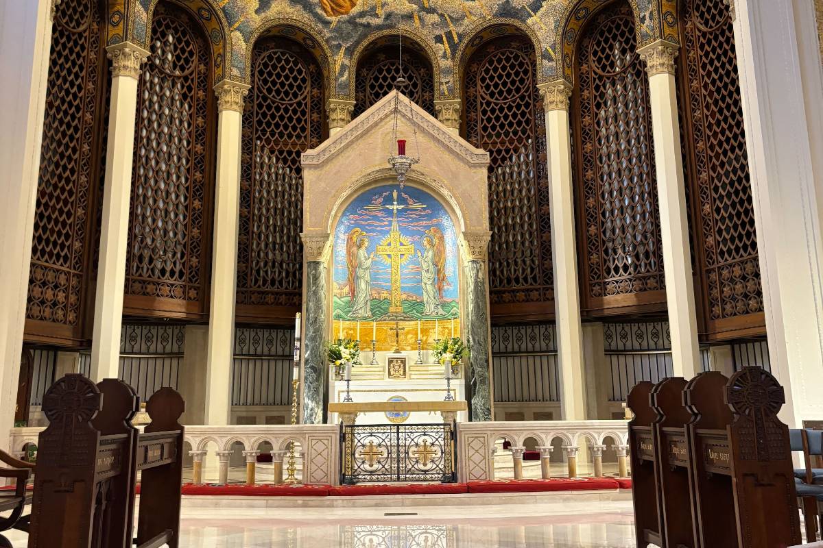 The alter at Trinity Episcopal Cathedral