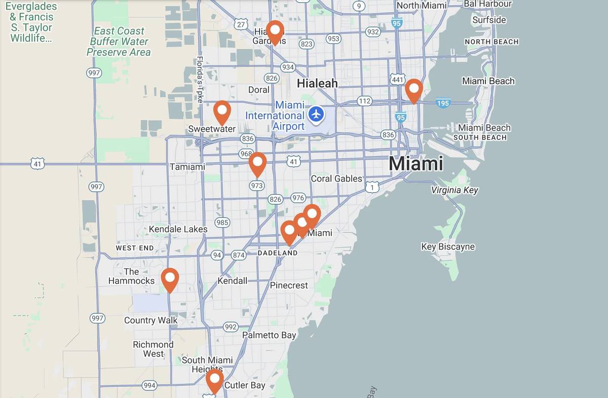 Spirit Halloween Miami locations 2025