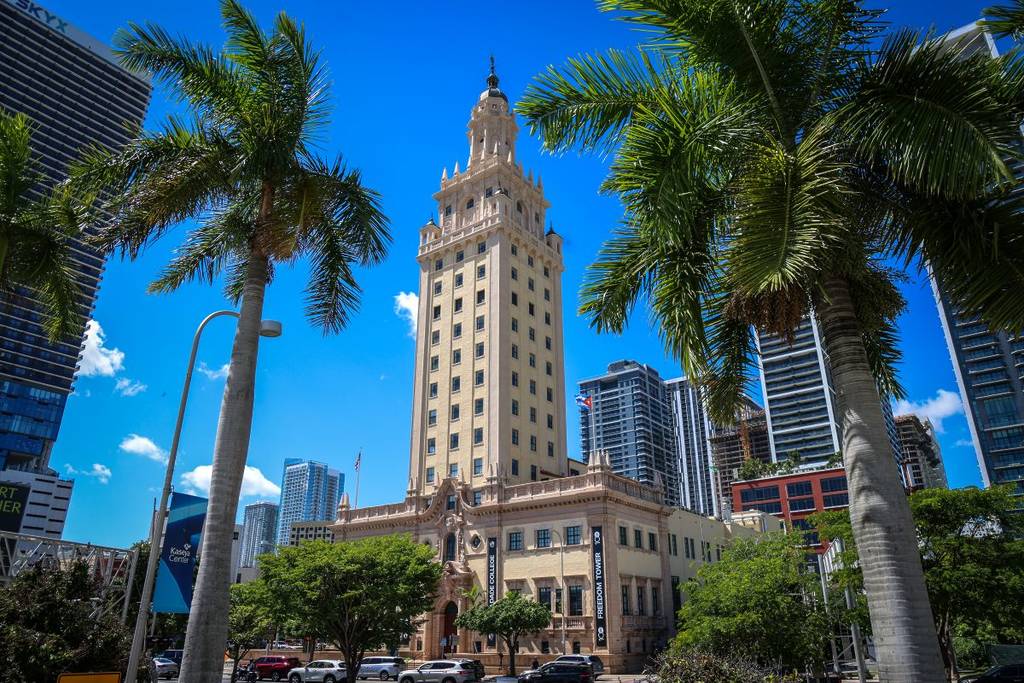 See 100 years of history and a new abstract art exhibition at Miami’s iconic Freedom Tower