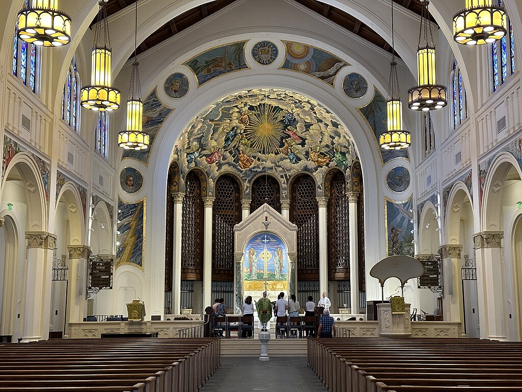 interior of trinity episcopal cathedral