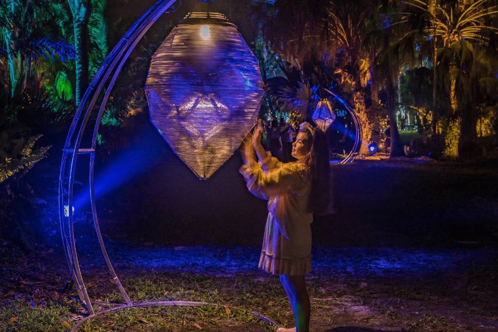 Guests explore NightGarden