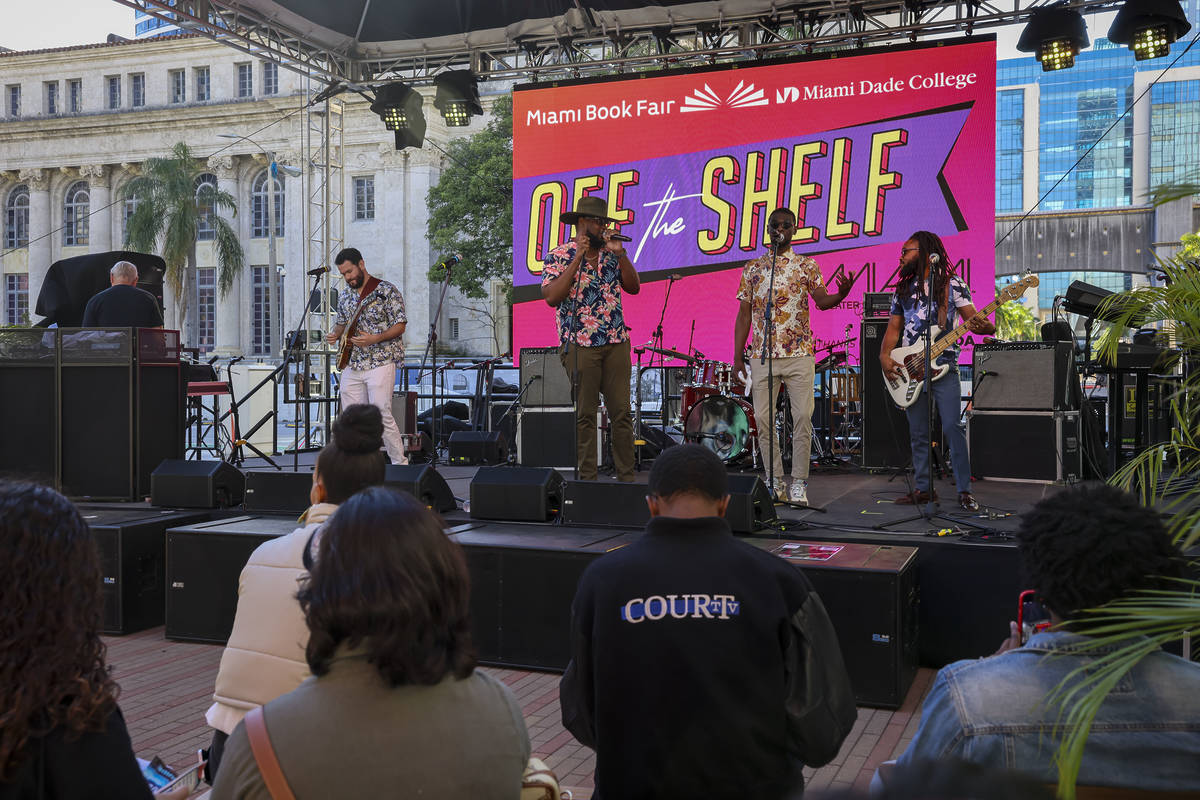Off The Shelf Stage Saturday during the Miami Book Fair at Wolfson campsu on November 23, 2024