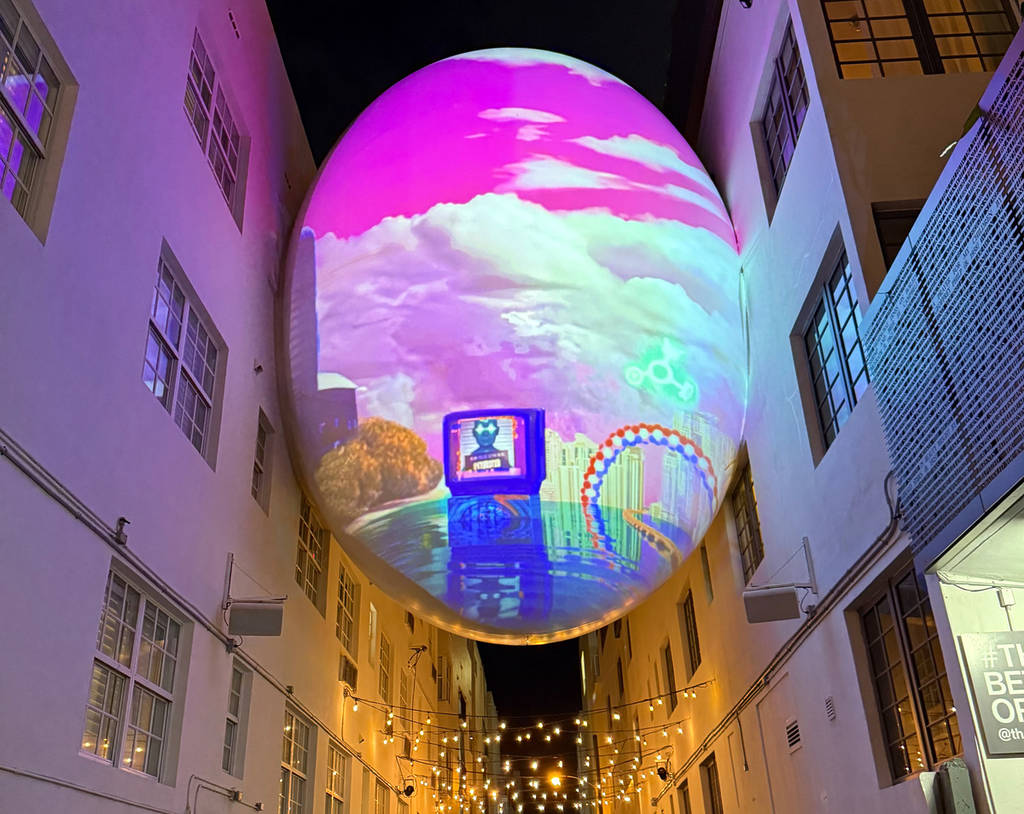 The Betsy Orb, No Vacancy, Portal to Niña by LIZN’BOW (Liz Ferrer and Bow Ty)