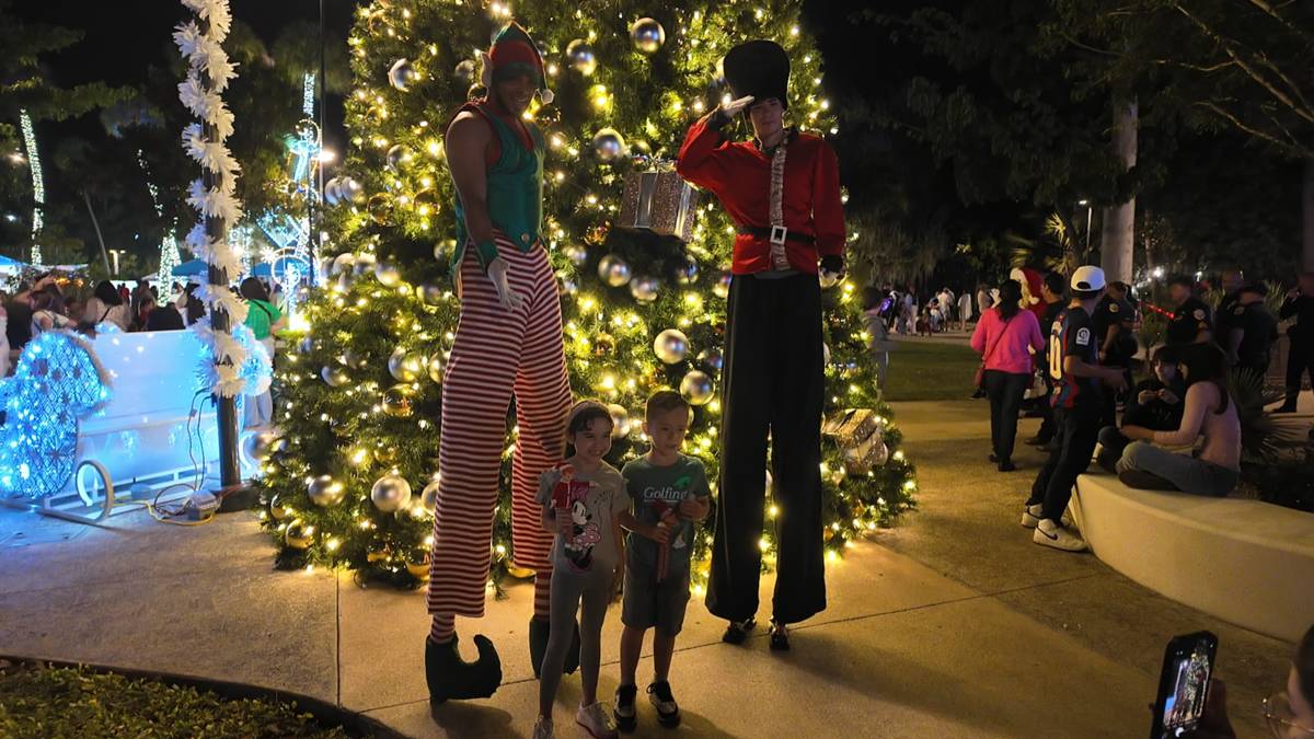 Discover Homestead’s Winter Wonderland characters on stilts and photo ops