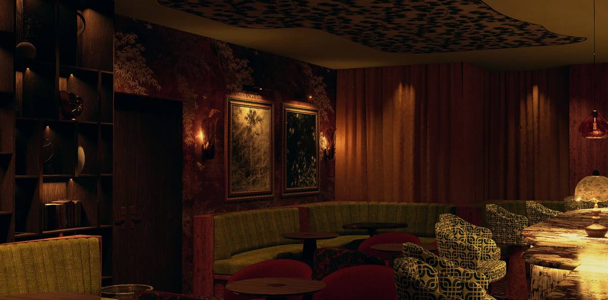 Hidden cocktail bar at RIVANI Miami Beach