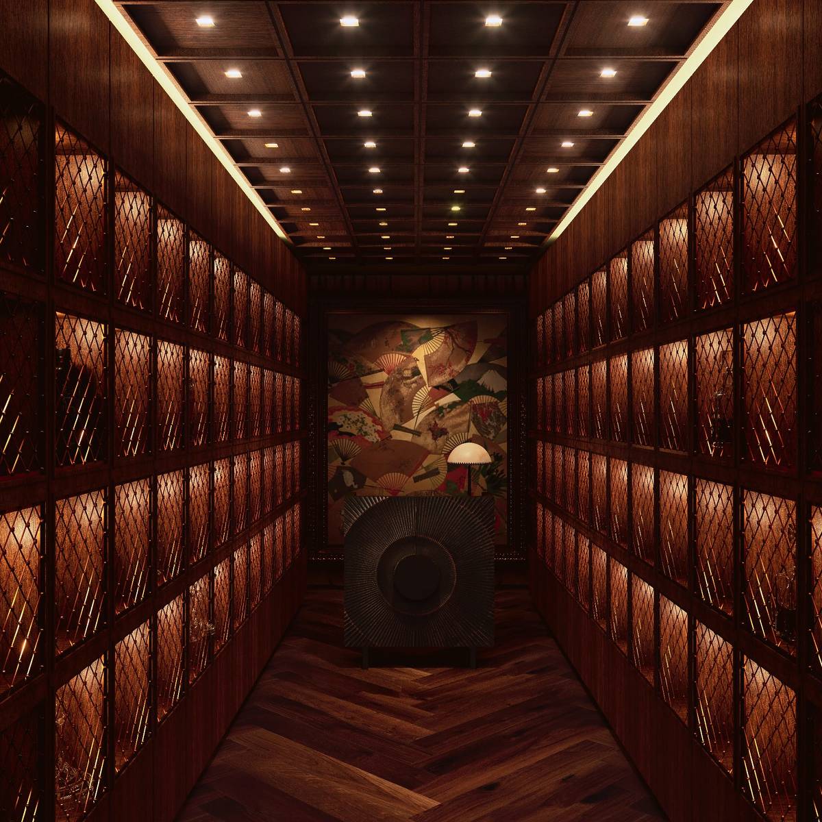 Hidden cocktail bar at RIVANI Miami Beach