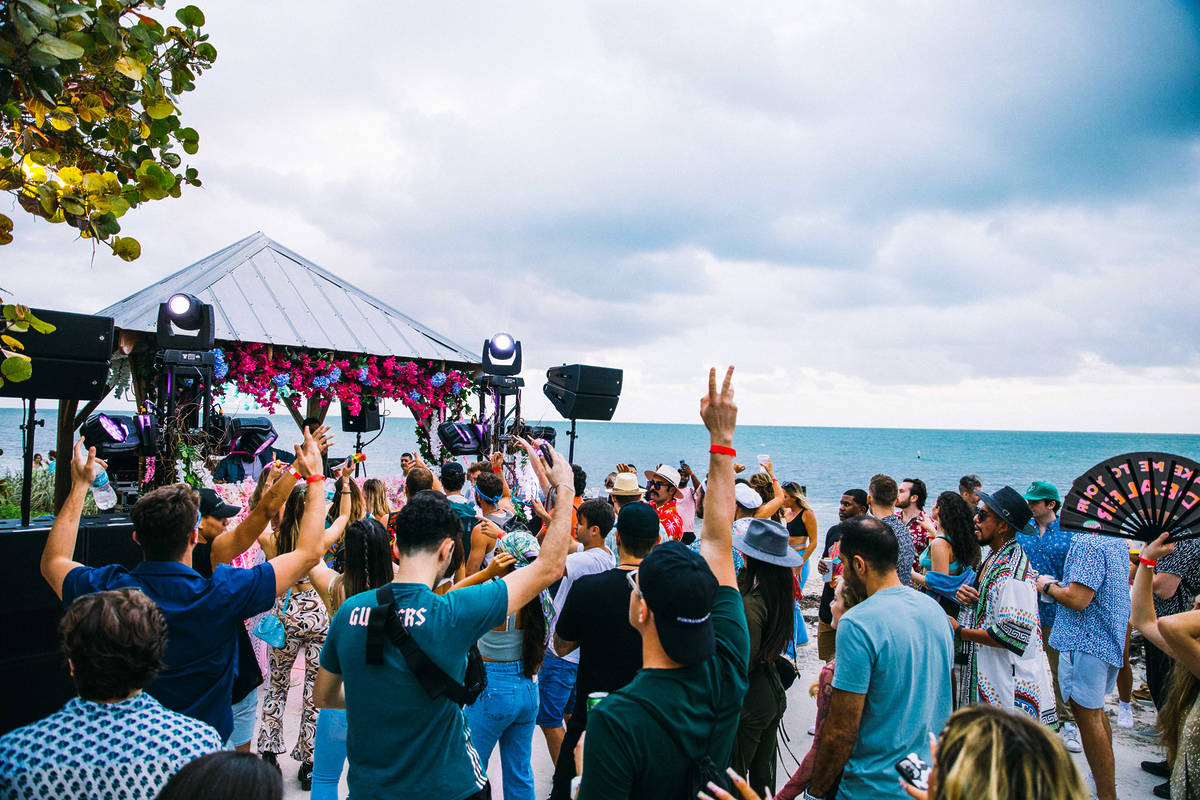 We Belong Here beachfront crowd