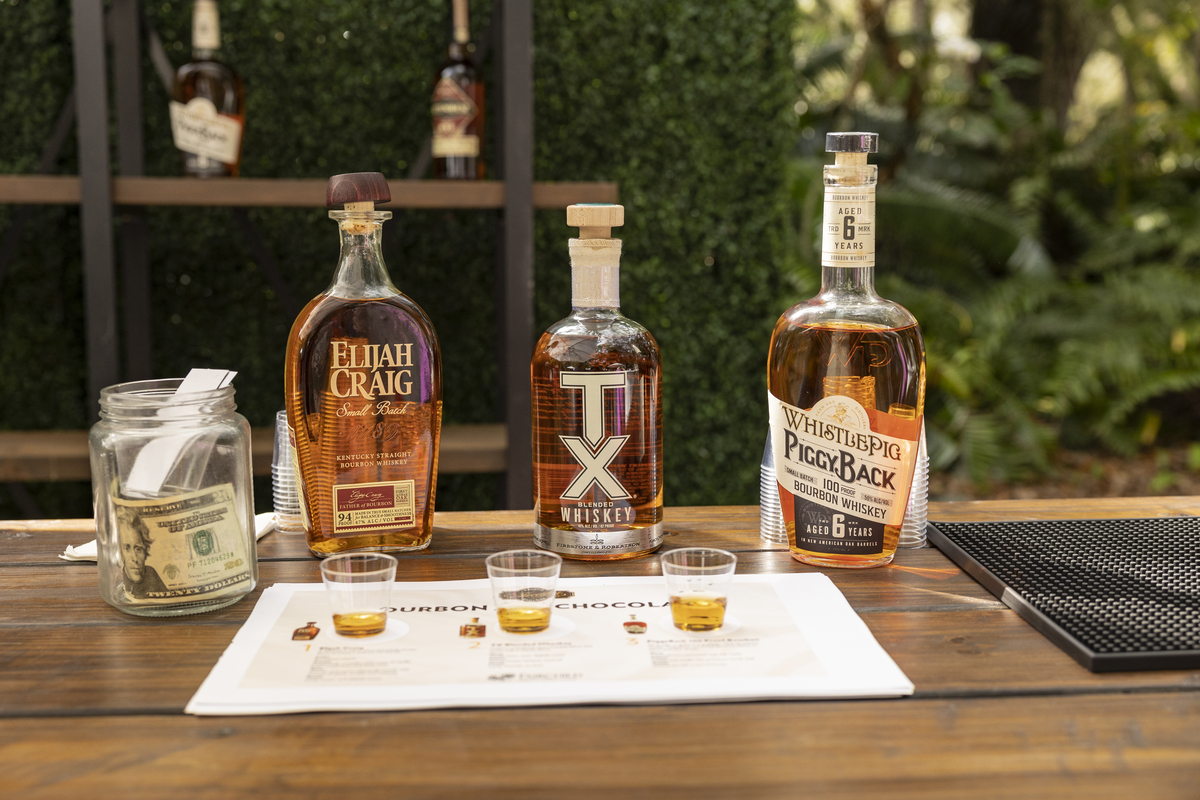 Bourbon chocolate tastings at A Festival of Chocolate