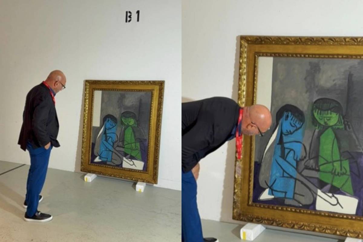 Gary Nader at first sight with Picasso’s The Two Children (1954)