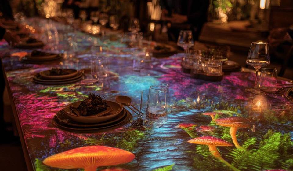 Ein einzigartiges „Alice im Wunderland“-Esserlebnis ist in Miami eingetroffen – mit Projektion, skurriler Musik und einem Drei-Gänge-Menü