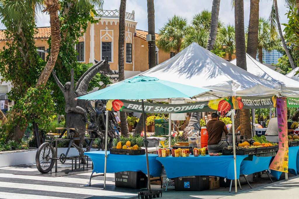Miami Beach Marché fermier de Lincoln Road