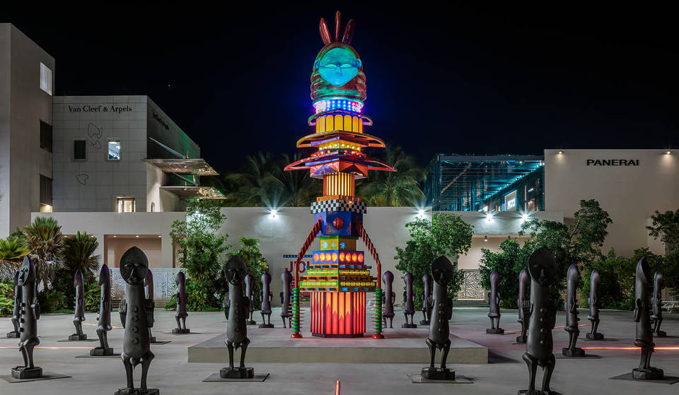 Estas esculturas afrofuturistas han invadido el Design District de Miami, y se pueden ver de forma totalmente gratuita, con conciertos y baños de sonido.