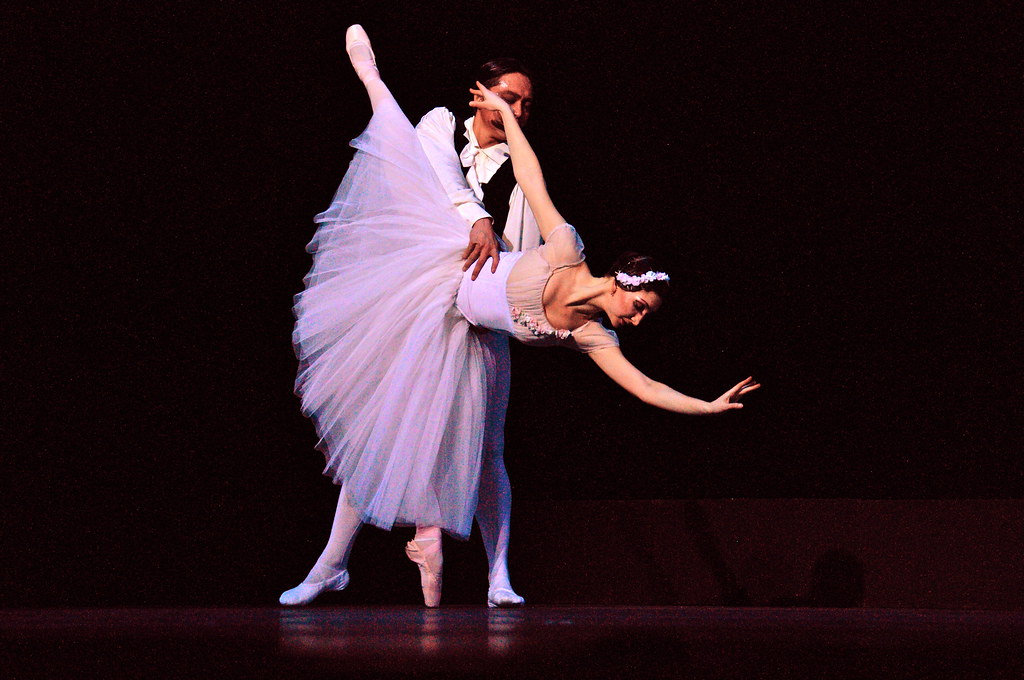 couple perform on stage as part of the arts ballet theater of florida